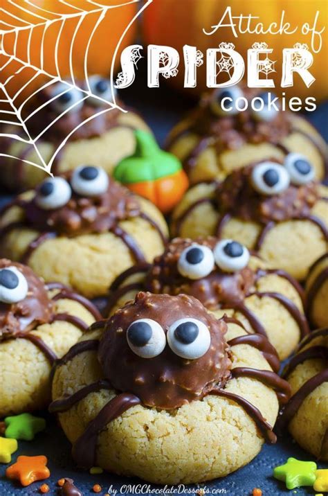 Spider Cookies Halloween Sugar Cookies Made With Chocolate Truffles