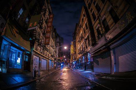 Abandoned Alley In Chinatown Stock Photo Download Image