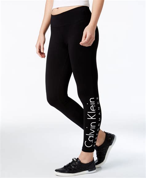 make sleek comfort part of your workout or weekend routine with these leggings from calvin klein