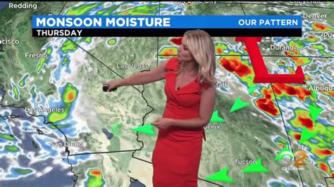 Cbs2 Evelyn Taft Weather Forecast August 2 Youtube