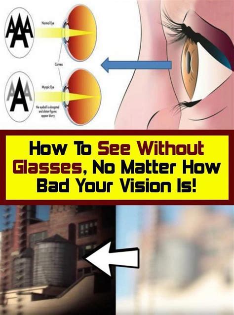 How To See Without Glasses No Matter How Bad Your Vision Is In