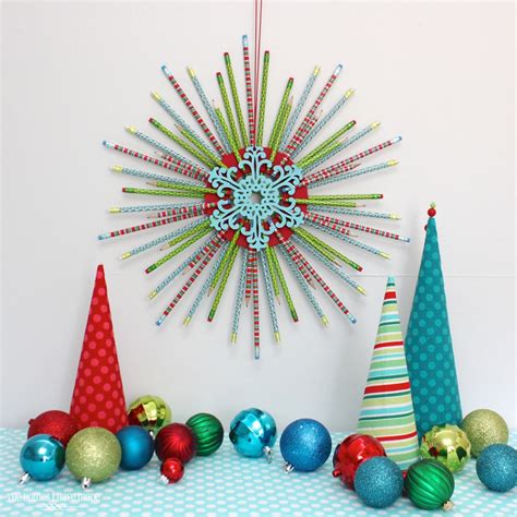 Pencil Starburst Wreath The Homes I Have Made