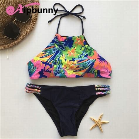 swim beach uits halter set bikini sexy bath 2018 feminino s biquinis brasileiro swimwear set