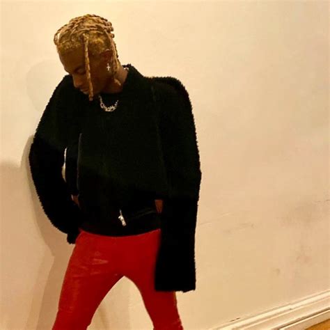 Spotted Playboi Carti In Rick Owens Jacket And Red Leather Pants Pause