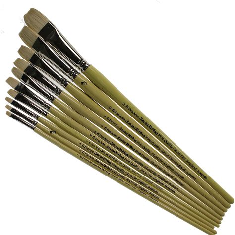 Pro Arte Series B Short Flat Brushes Oil Acrylic Paint Brush Single