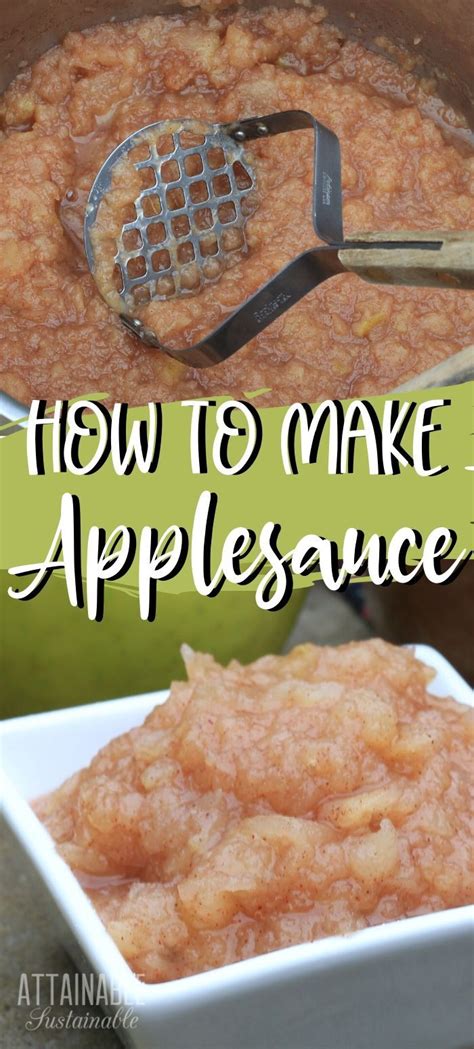 Homemade Applesauce Recipe For Canning Or Fresh Eating Homemade