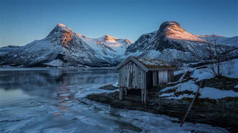 Beautiful Winter Landscape From Norway Wallpaper Backiee