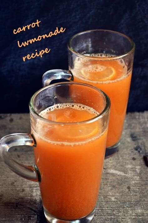 Carrot Juice Recipehealthy Carrot Lemon Juice Recipe