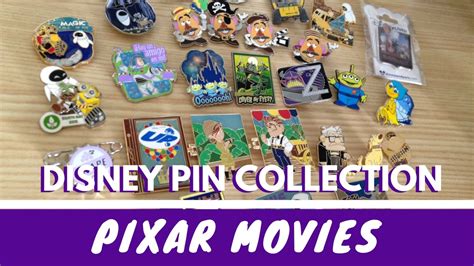 Pixar Movie Pins Disney Pin Collection Youtube