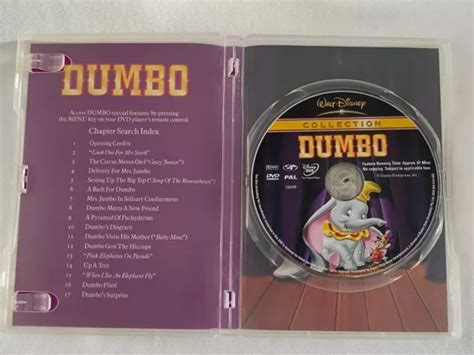 Dvd Dumbo Walt Disney Collection Region 4 Pal G 600 Picclick Au