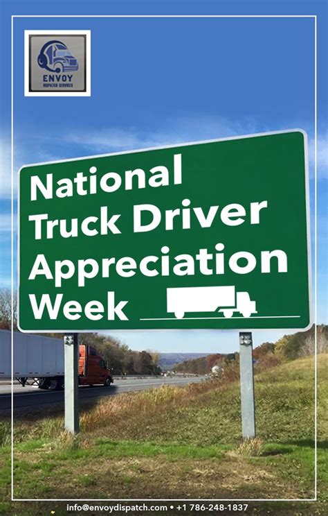 Truck Driver Appreciation Week Ideas