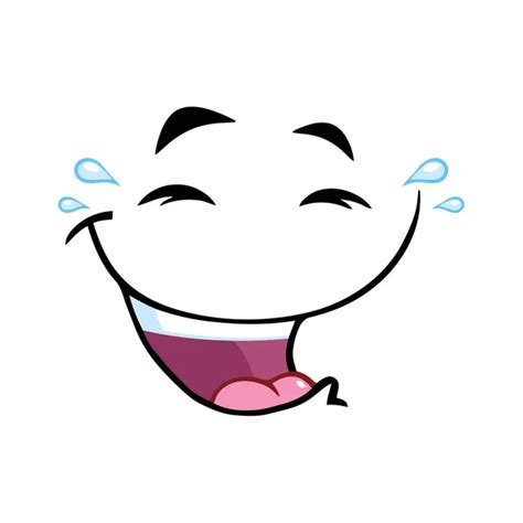 Laughing Cartoon Face — Stock Vector © Hittoon 169471110