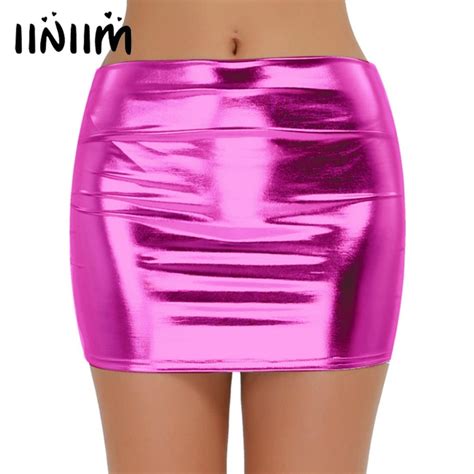 hot pink leather mini skirt