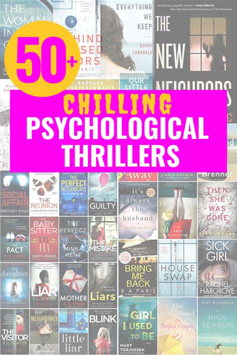 Ultimate List Of 50 Psychological Thrillers To Read Thriller Books Hot Sex Picture