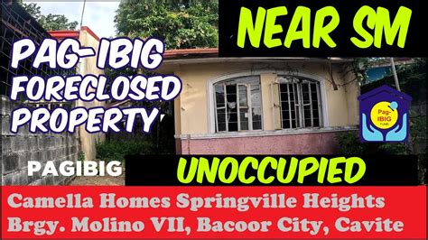Big Lot Pag Ibig Foreclosed Near Sm Molino Youtube