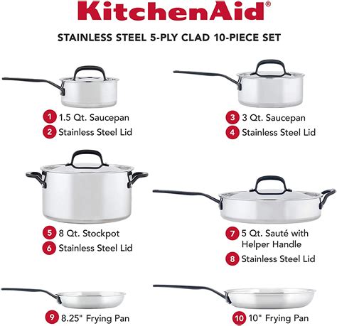 Kitchenaid 5 Ply Stainless Steel Pots And Pans Review Yourkitchentime