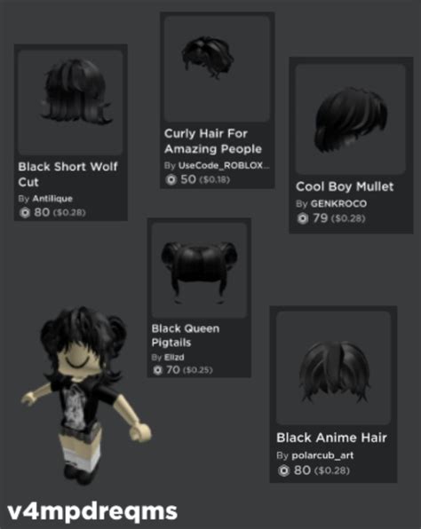 V4mpdreqmss Hair Combo In 2021 Roblox Roblox Roblox Pictures