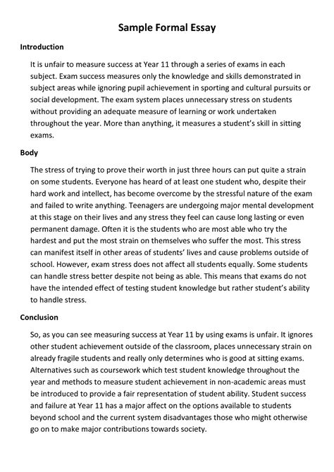 005 Essay Example How To Start English Formal Format 326903 Thatsnotus