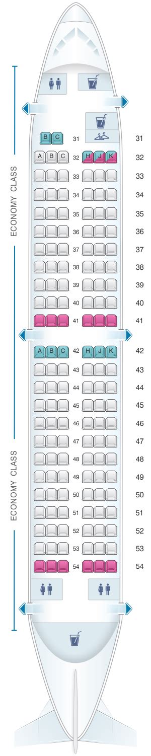 Seat Map China Southern Airlines Boeing B737 300 Layout C Seatmaestro