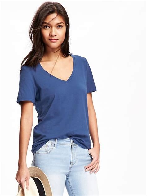 Relaxed V Neck Tee For Women Old Navy Old Navy T Shirts Tees For Women V Neck Tee