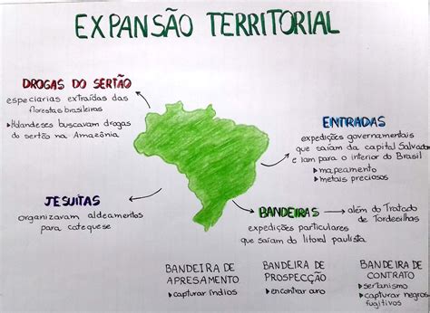 Mapa Mental Território Brasileiro