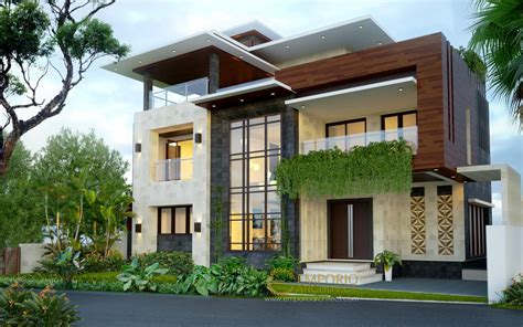 Desain Rumah Modern 3 Lantai Bapak Dr Kailash Prabudev