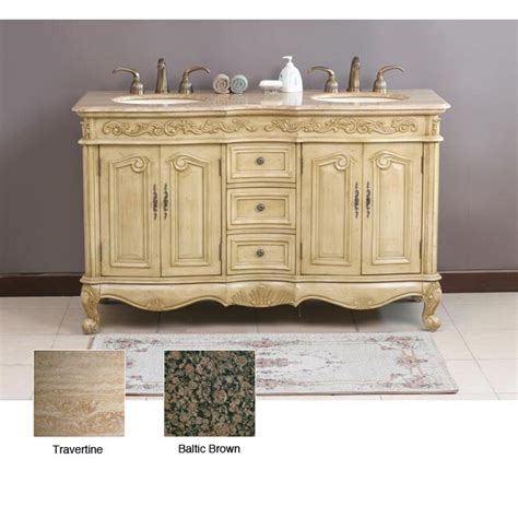 The choice for a double or single sink bathroom vanity is primarily influenced by the available space in the bathroom, among other factors such as the number of people sharing the bathroom and their personal space preference and selling power and decision. Shop Tarabella 58-inch Double Sink Bathroom Vanity - Free ...
