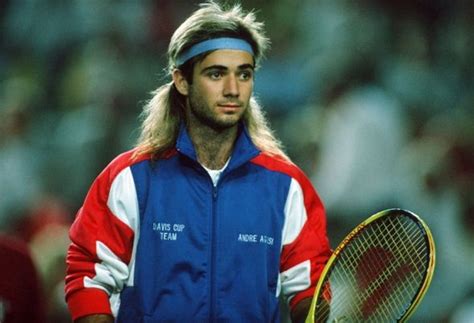 Hair Through History 10 Popular Looks Of The 1980s Andre Agassi