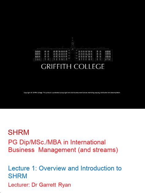 Shrm Introduction And Overview Stage Pdf Human Resource Management