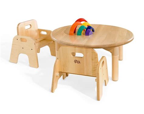 Interesting set of tables and chairs with a cow and a sheep as chairs. Child-sized chairs: perfect for infants and toddlers ...