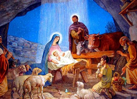 The Nativity Scene Painting At Explore Collection