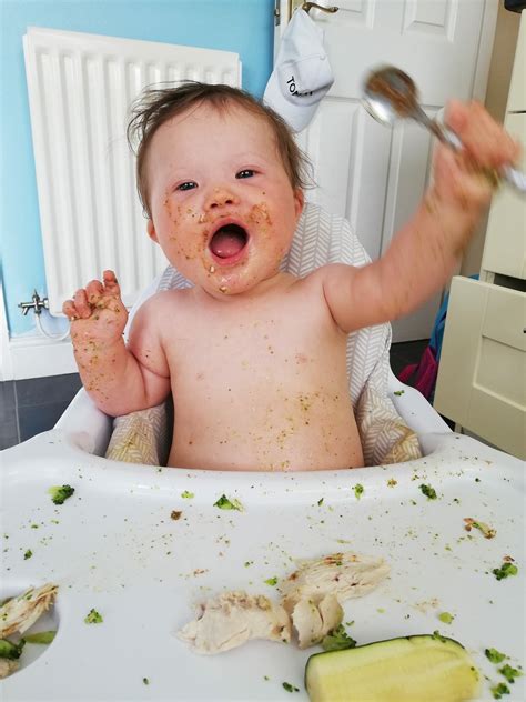 As soon as your little one understands the concept of eating and shows interest in mealtime (this usually happens between 6 and 9 months). Baby-led weaning: 10 tips to get you started | NCT