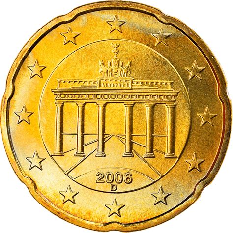 Twenty Euro Cents 2006 Coin From Germany Online Coin Club