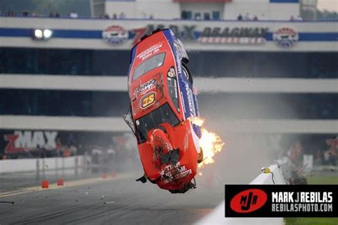 Nhra Driver Shane Gray Takes Off In Wild Crash Drag Racing Cars Drag