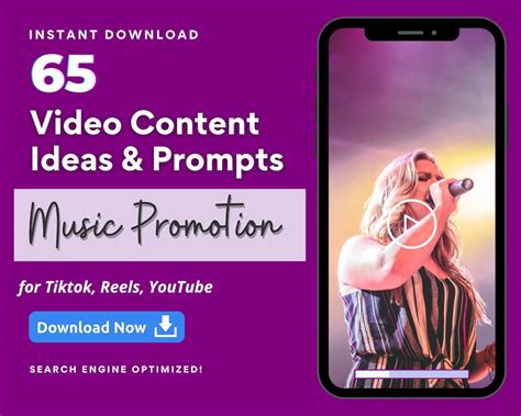 65 Musician And Music Promotion Video Content Ideas For Tiktokreels