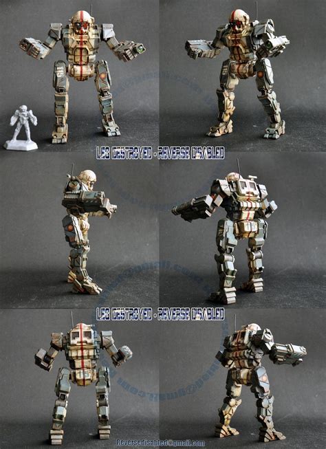 Mechwarrior Online Commando 1/60 model | Commando, Mech, Model