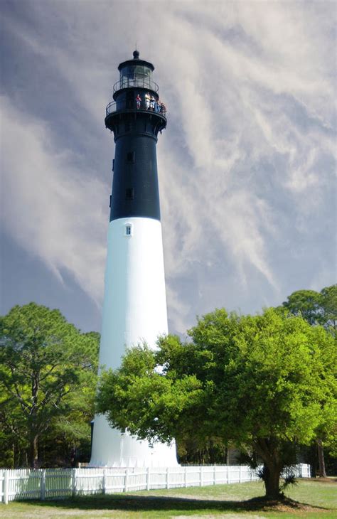 Hunting Island Lighthouse Sc Vertical Photograph By Bob Pardue Pixels