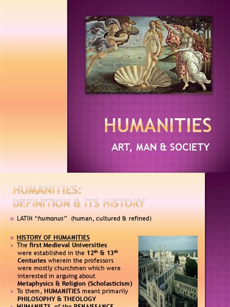 Humanities Pdf Humanities The Arts