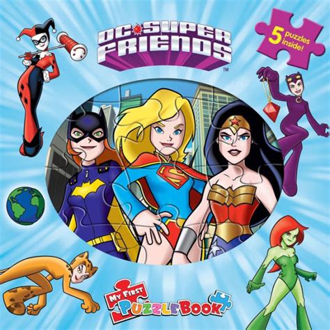 Dc Comics Girls Super Friends Mf Puzzle Book By Phidal Hardcover