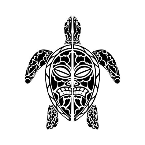 Conception De Tatouage De Tortue Maorie Isolé Vecteur 5669072 Telecharger Vectoriel Gratuit