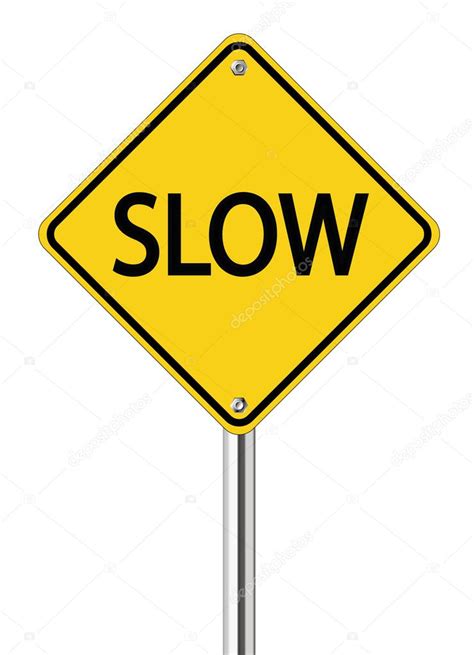 Slow Sign Stock Vector Image By ©pockygallery 12127150