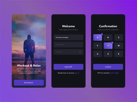Onboarding Screens By Himanshu Kandpal On Dribbble
