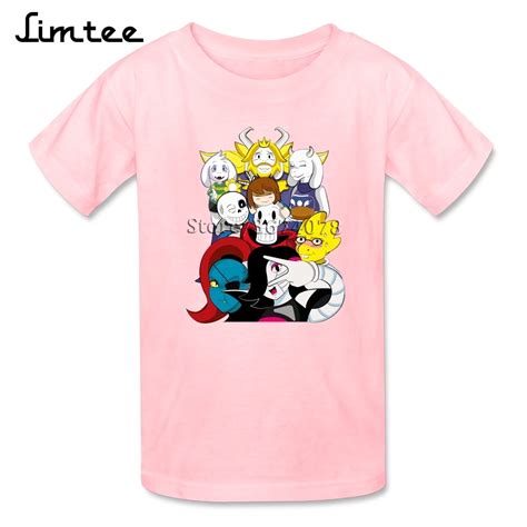 Undertale Short Sleeve T Shirts Children 4t 8t Personalized Tees Shirt