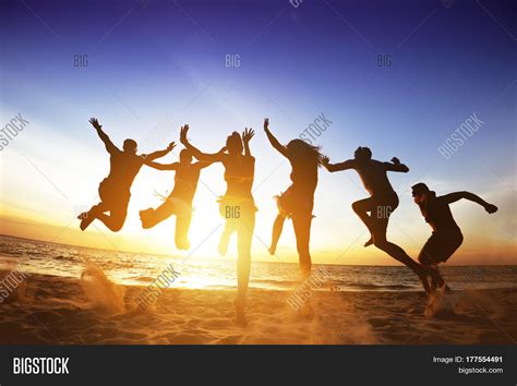 Group Six Happy Image And Photo Free Trial Bigstock