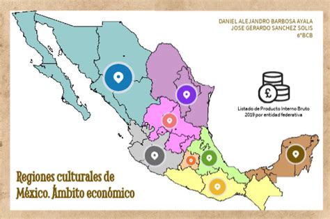 Mapa Regiones De México