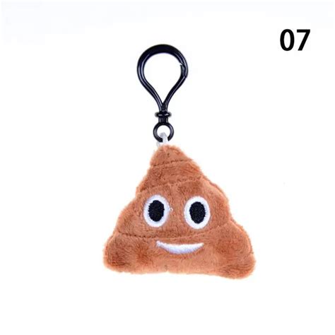 Buy 1pcs Cute Stuffed Small Pendant Emoji Poop