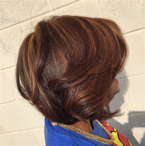 If you're going back to medium brown to dark blonde, choose a gloss with copper gold tones. Highlighted Bob | Dye my hair, Hairstyle gallery, Hair again