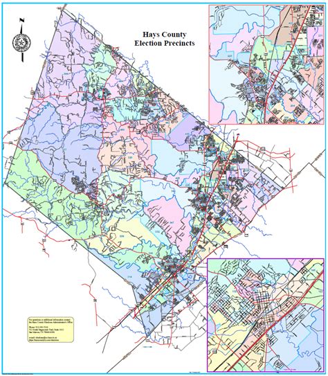 Voting Precinct Maps Hays County