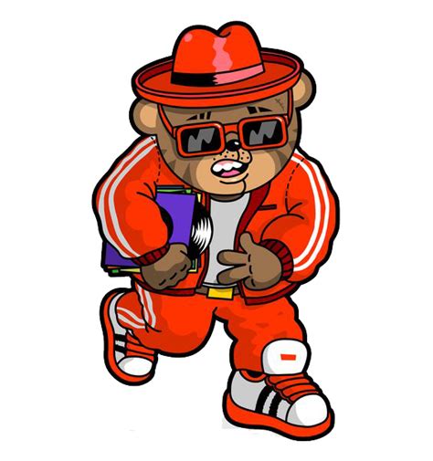 Gangsta Bear Cartoon Evil Teddy Bear Drawing Free Download On
