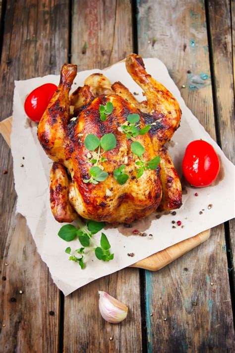 Then reduce the temperature to 350 degrees f (175 degrees c) and. How to Bake a Whole Chicken - Food Fanatic